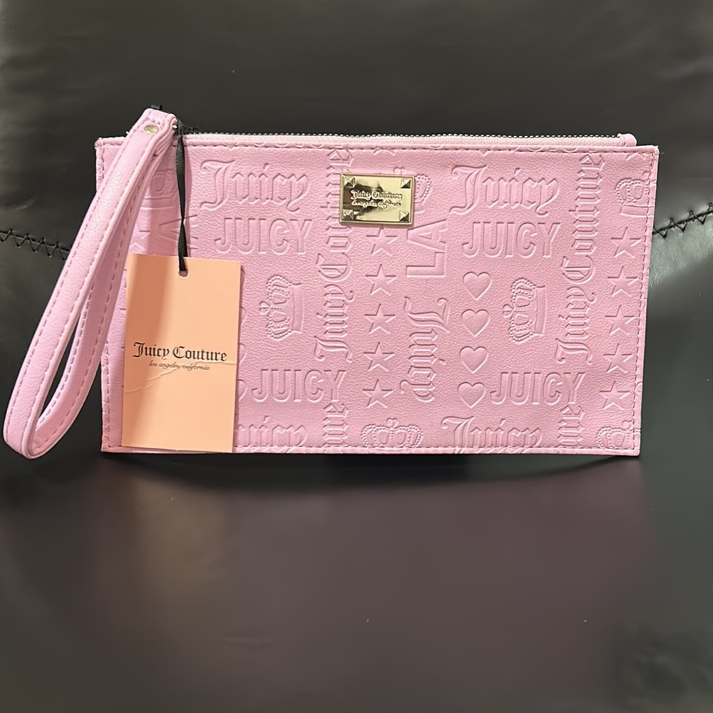 *SOLD* Pink/Purple Juicy Couture Wristlet